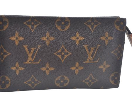 Authentic Louis Vuitton Monogram Pouch For Bucket PM LV L0242 Online