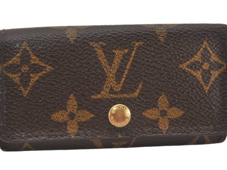 Authentic Louis Vuitton Monogram Multicles 4 Four Hooks Key Case M62631 LV 6302K Discount