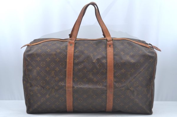 Authentic Louis Vuitton Monogram Sac Souple55 Hand Boston Bag Old Model LV L0422 Discount