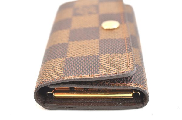 Authentic Louis Vuitton Damier Multicles 4 Key Case Holder N62631 LV Box 6955K Fashion