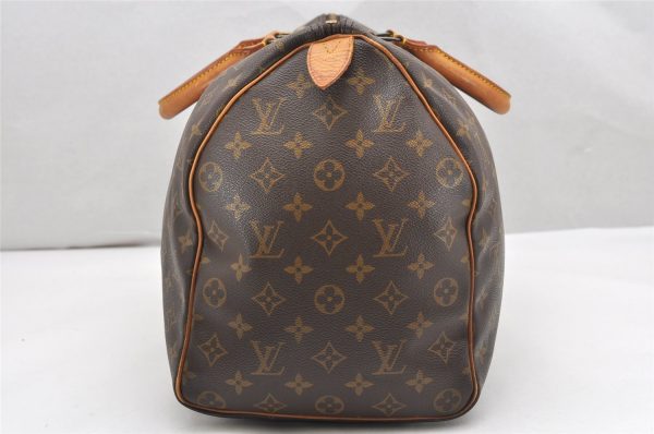 Authentic Louis Vuitton Monogram Keepall 45 Travel Boston Bag M41428 LV 4079K For Sale