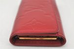 Authentic Louis Vuitton Vernis Multicles 4 Four Hooks Key Case M91976 Red 4879K Online now