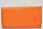 Authentic Louis Vuitton Epi Multicles 4 Key Case Orange M6382H LV 6425K Online Sale