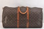 Authentic Louis Vuitton Monogram Keepall Bandouliere 55 M41414 Boston Bag 7178K Online Sale