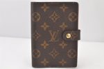 Authentic Louis Vuitton Monogram Agenda PM Notebook Cover R20005 LV 4173K Discount