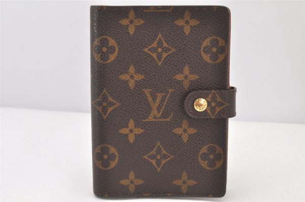 Authentic Louis Vuitton Monogram Agenda PM Notebook Cover R20005 LV 4173K Discount