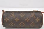 Authentic Louis Vuitton Monogram Papillon Pouch Old Model LV 4072K Online Sale