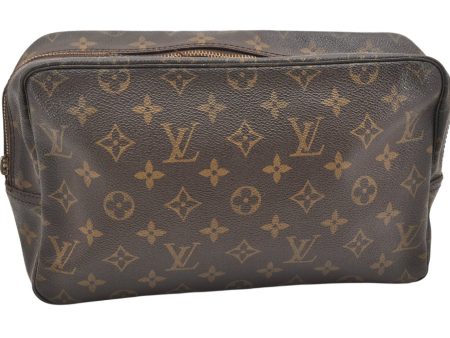 Auth Louis Vuitton Monogram Trousse Toilette 28 Clutch Hand Bag LV Junk 7373K Hot on Sale