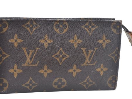 Authentic Louis Vuitton Monogram Pouch For Bucket PM LV Junk L0348 on Sale