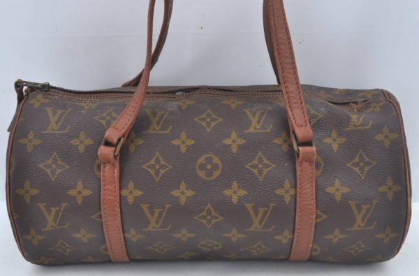 Authentic Louis Vuitton Monogram Papillon 30 Hand Bag Old Model LV Junk L0638 Online