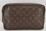 Auth Louis Vuitton Monogram Trousse Toilette 28 Clutch Hand Bag Old Model 3299K Online Hot Sale