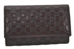 Authentic GUCCI Micro Guccissima Leather 6 Hooks Key Case 278633 Brown 4094K For Cheap