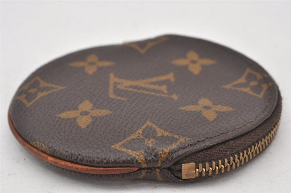 Authentic Louis Vuitton Monogram Porte Monnaie Rond Coin Purse M61926 LV 7401K Discount