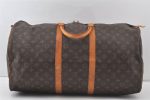 Authentic Louis Vuitton Monogram Keepall 55 Travel Boston Bag M41424 LV 7334K on Sale