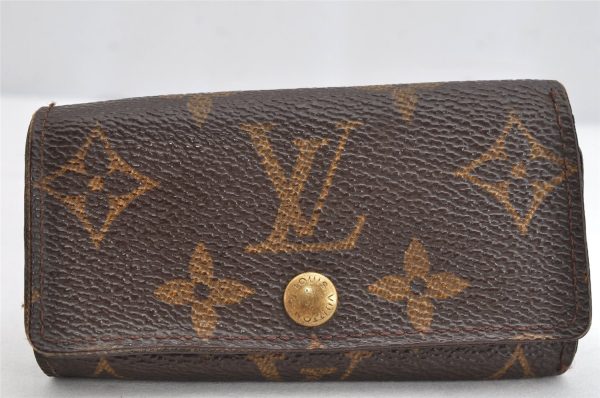 Authentic Louis Vuitton Monogram Multicles 4 Four Hooks Key Case M62631 LV 1561K Sale