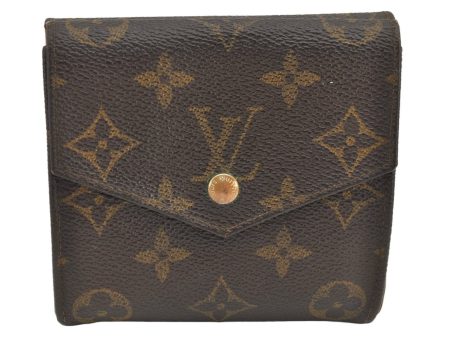 Authentic Louis Vuitton Monogram Porte Monnaie Billets Wallet M61660 LV 3006K Online