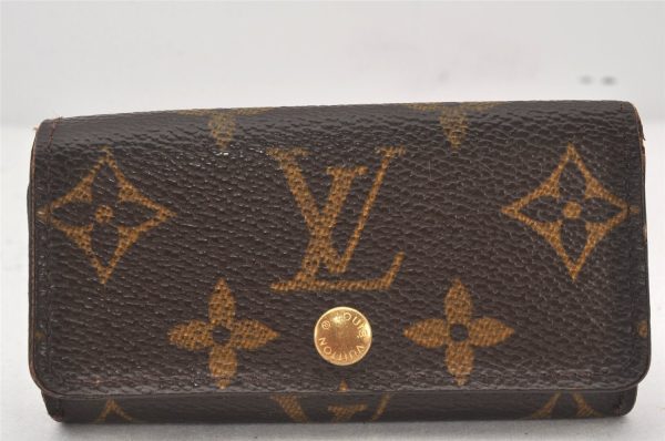 Authentic Louis Vuitton Monogram Multicles 4 Four Hooks Key Case M62631 LV 6302K Discount