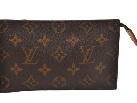 Authentic Louis Vuitton Monogram Pouch For Bucket PM LV 3796K Discount