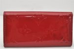 Authentic Louis Vuitton Vernis Multicles 4 Four Hooks Key Case M91976 Red 4879K Online now