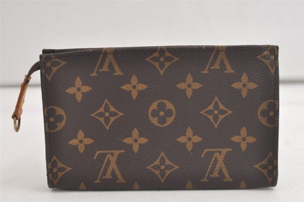 Authentic Louis Vuitton Monogram Pouch For Bucket PM LV 4843K Cheap