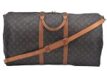 Authentic Louis Vuitton Monogram Keepall Bandouliere 60 M41412 Boston Bag L0489 Discount