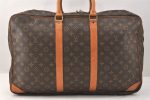 Authentic Louis Vuitton Monogram Sirius 55 Travel Boston Bag 2compartments 3439K Online Sale