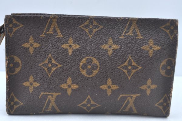 Authentic Louis Vuitton Monogram Pouch For Bucket PM LV Junk L0450 For Discount