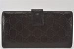 Authentic GUCCI Guccissima GG Leather Long Wallet Purse 257012 Brown 6495K Online now