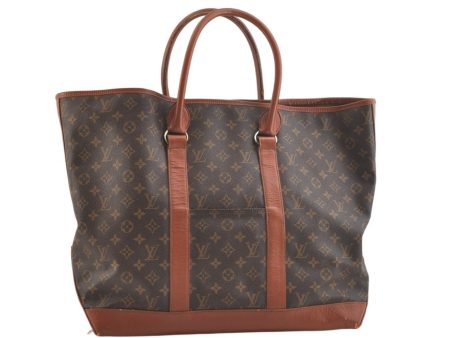 Auth Louis Vuitton Monogram Sac Weekend GM Vintage Tote Hand Bag M42420 LV 3363K Online