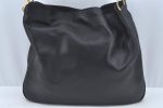 Authentic GUCCI Bamboo 2way Sholuder Bag Leather Black Junk L0622 Hot on Sale