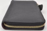 Authentic Louis Vuitton Taurillon Portefeuille Comet Wallet M63102 Black 6320K Hot on Sale