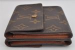 Authentic Louis Vuitton Monogram M61652 Porte Monnaie Billet Carte Credit 3461K Supply