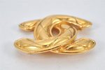 Authentic CHANEL Vintage CoCo Mark Pin Brooch Gold Plating 3798K Online Hot Sale