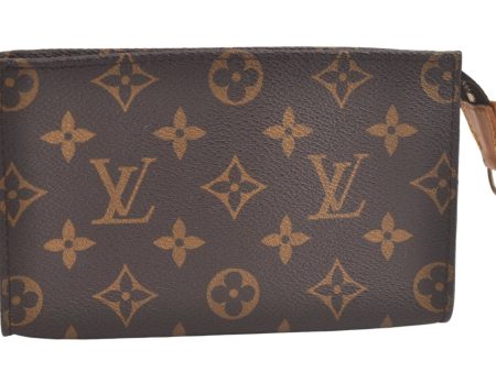 Authentic Louis Vuitton Monogram Pouch For Bucket PM LV 4843K Cheap