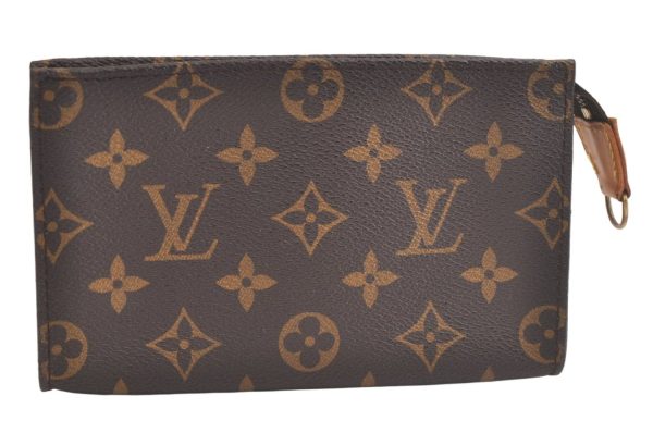 Authentic Louis Vuitton Monogram Pouch For Bucket PM LV 4843K Cheap