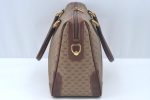 Authentic GUCCI Micro GG PVC Leather Hand Boston Bag Brown Junk L0633 Online