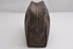 Auth Louis Vuitton Monogram Trousse Toilette 28 Clutch Hand Bag Old Model 1658K Cheap