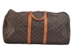 Authentic Louis Vuitton Monogram Keepall 55 Travel Boston Bag M41424 LV 3293K Supply