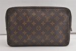 Auth Louis Vuitton Monogram Trousse Toilette 28 Clutch Hand Bag M47522 LV 5069K Online