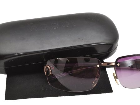 Authentic GUCCI Horsebit Vintage Sunglasses GG 2744 F S Plastic Purple 1644K Online Sale