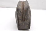 Auth Louis Vuitton Monogram Trousse Toilette 28 Clutch Hand Bag Old Model 4095K on Sale