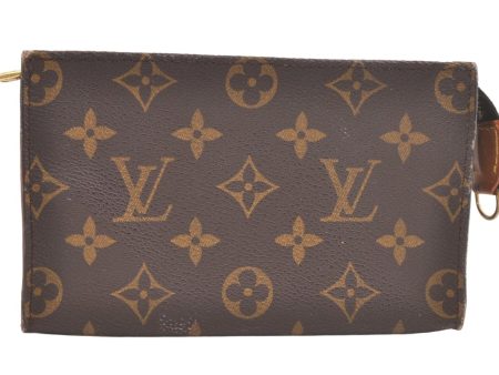 Authentic Louis Vuitton Monogram Pouch For Bucket PM LV Junk 3076K Online Sale