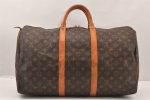 Authentic Louis Vuitton Monogram Keepall 50 Travel Boston Bag M41426 LV 6054K Sale