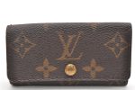 Authentic Louis Vuitton Monogram Multicles 4 Four Hooks Key Case M62631 LV 3704K For Sale