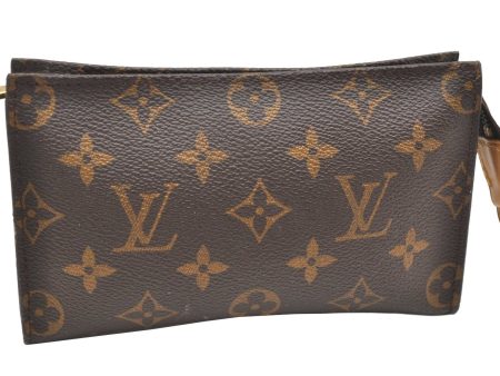 Authentic Louis Vuitton Monogram Pouch For Bucket PM LV Junk 7082K on Sale