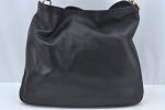 Authentic GUCCI Bamboo 2way Sholuder Bag Leather Black Junk L0622 Hot on Sale