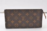 Authentic Louis Vuitton Monogram Pouch For Bucket GM LV Junk 7085K Sale