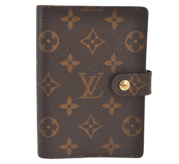 Authentic Louis Vuitton Monogram Agenda PM Notebook Cover R20005 LV 4173K Discount