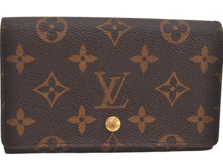 Auth Louis Vuitton Monogram Porte Monnaie Billets Tresor Wallet M61730 LV 3637K Hot on Sale