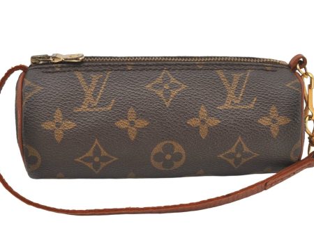 Authentic Louis Vuitton Monogram Papillon Pouch Old Model LV 4072K Online Sale